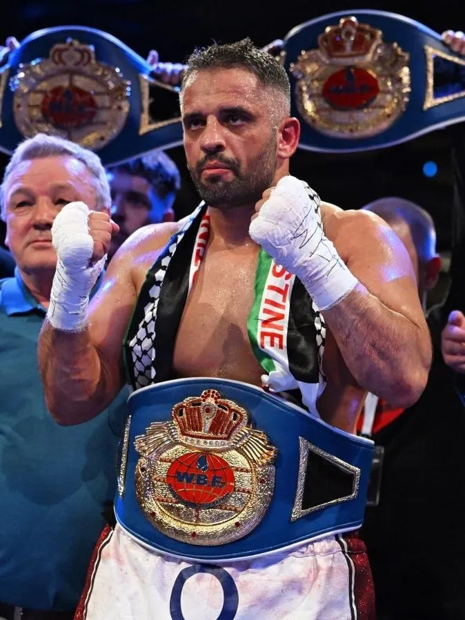 Porträt von Kambis Rahmani, Box-Weltmeister der WBF